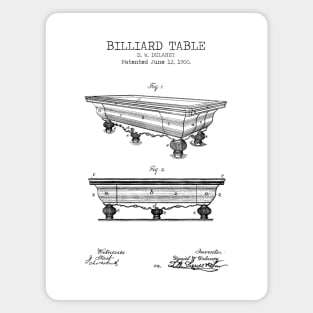 BILLIARD TABLE patent Magnet